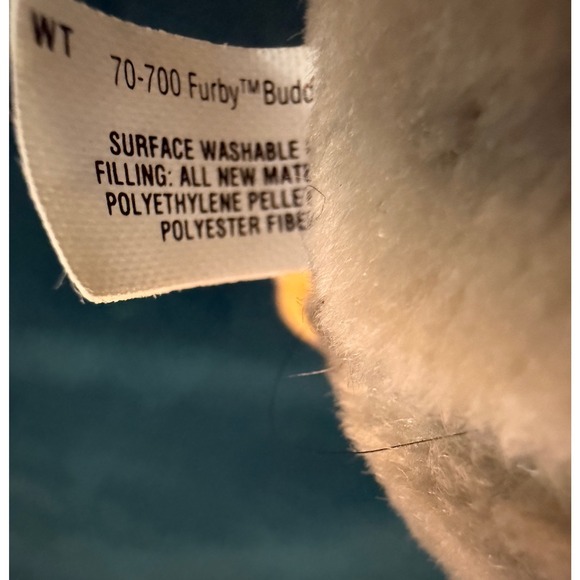 Tiger Electronics Furby Buddies "Done Sleep" Plush Doll Gray 1999 4.5 in Tag - Picture 4 of 9